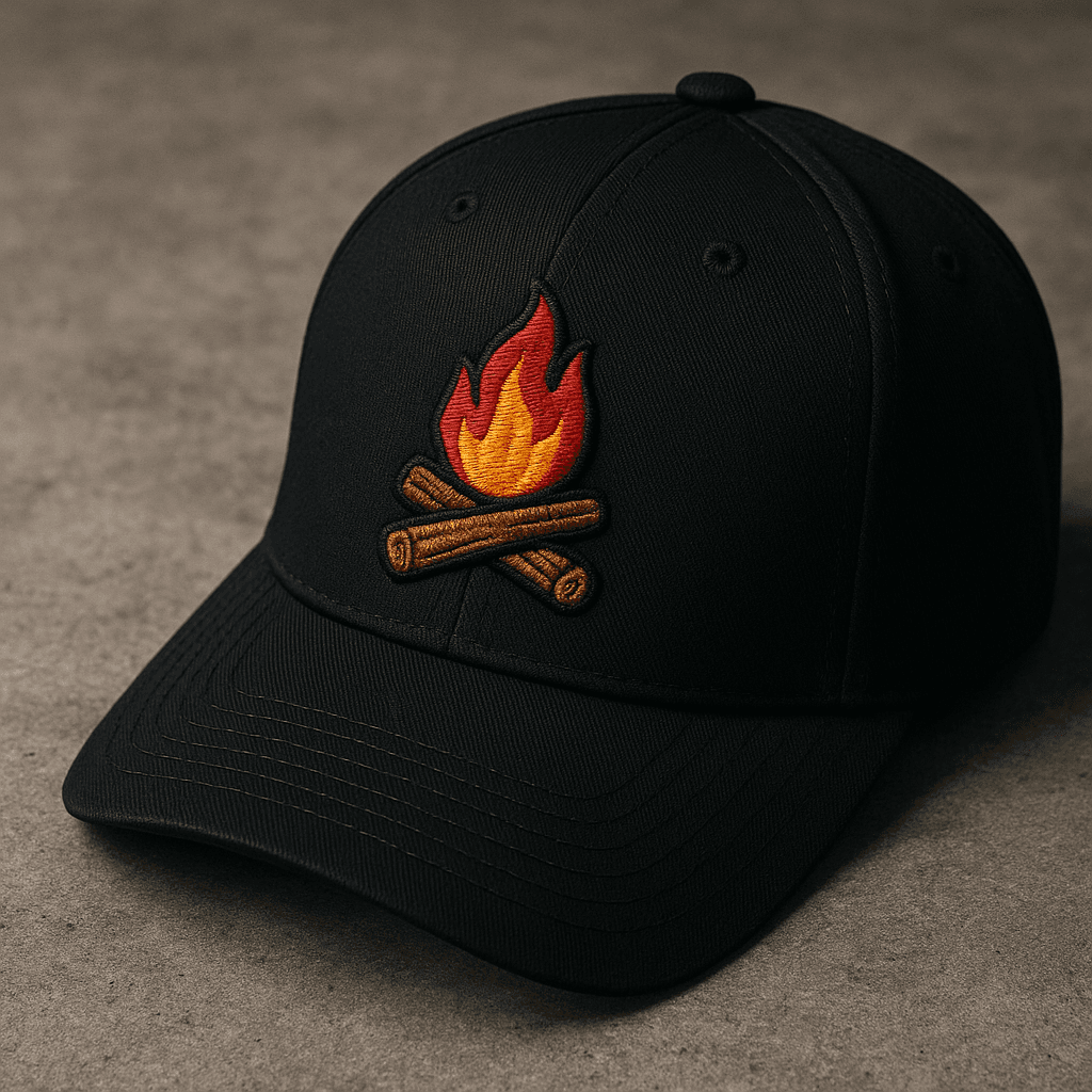 3D puff embroidery custom hat embroidery