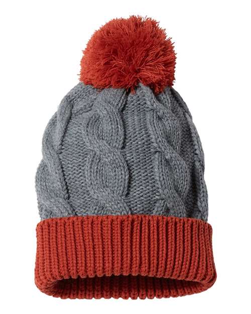 Richardson 141R Heather Grey/ Rust front